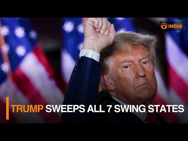 Trump sweeps all 7 swing states and more | DD India Live