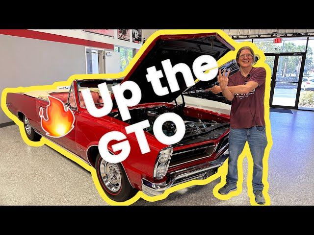 Fire up the 1965 Pontiac GTO Convertible from the new GTO Dream Giveaway! #gto #pontiacgto