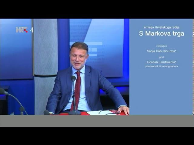 Emisija Hrvatskog radija "S Markova trga": Gordan Jandroković (23. 9. 2019.)