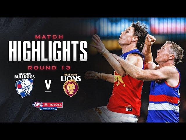 Western Bulldogs v Brisbane Highlights | Round 13, 2024 | AFL