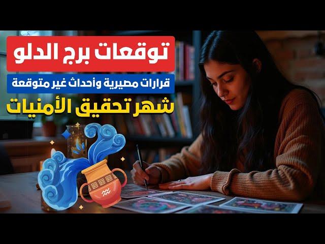 توقعات برج الدلو  قرارات مصيرية وأحداث غير متوقعة  فرص مالية وعاطفية ️ شهر تحقيق الأمنيات 