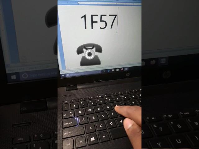 telephone logo shortcut key ms word #computer #shorts