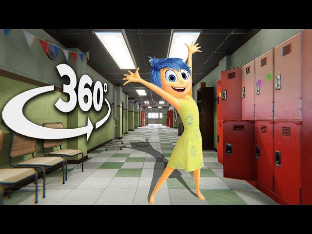 360° Inside Out 2 In YOUR School | 4K VR 360 Video