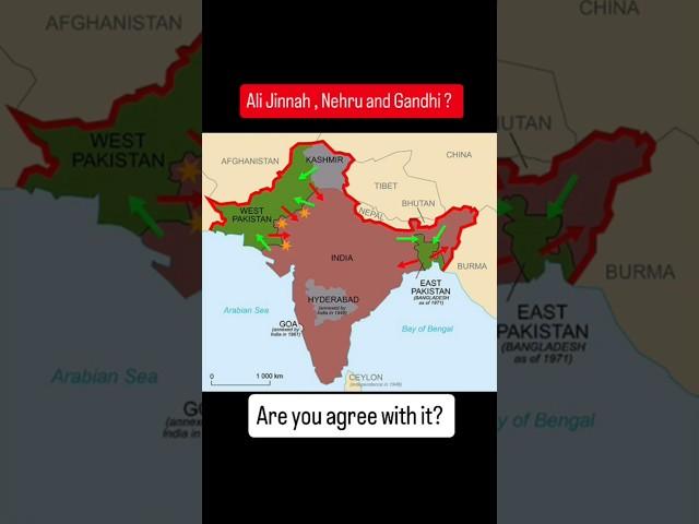 1947 was beautiful | Jinnah, Nehru and Gandhi | 1947 Bloodshed partition of India Pakistan | Gandhi
