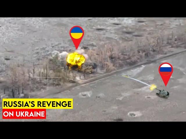 Russia’s Msta-S Strikes: Watch Ukrainian Mortar and Ammo Destroyed!