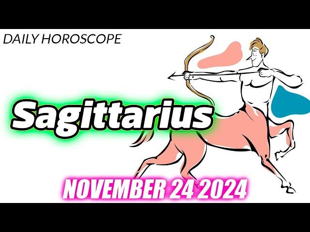 SAGITTARIUS ⭐️SOMEONE PROTECTS YOU FROM THE HEAVENHOROSCOPE NOVEMBER 24, 2024 ️ LOVE HOROSCOPE 