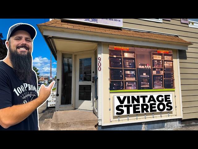 BIG VINTAGE HIFI SURPRISES in Small Town Vintage Audio Store