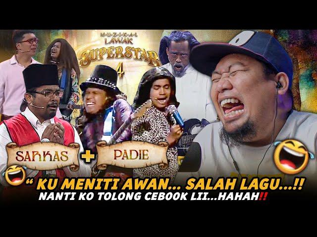 MEMANG NGAK ADA UBAT  ️ Muzikal Lawak Superstar 4 - Sarkas & Padie | REACTION