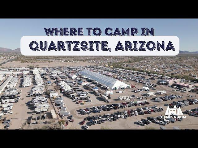 Where to Camp in Quartzsite, Arizona