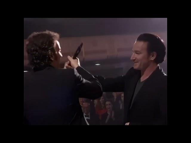 Bono (U2) inducts Bruce Springsteen in the Roc k& Roll Hall Of Fame, 1999, FHD restored