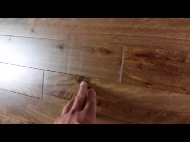 Northern Birch Hardwood Flooring Cabin Grade - Sierra Stain