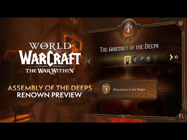 Assembly of the Deeps Renown REWARDS! Mounts/Transmog/Pets/Titles & More | War Within