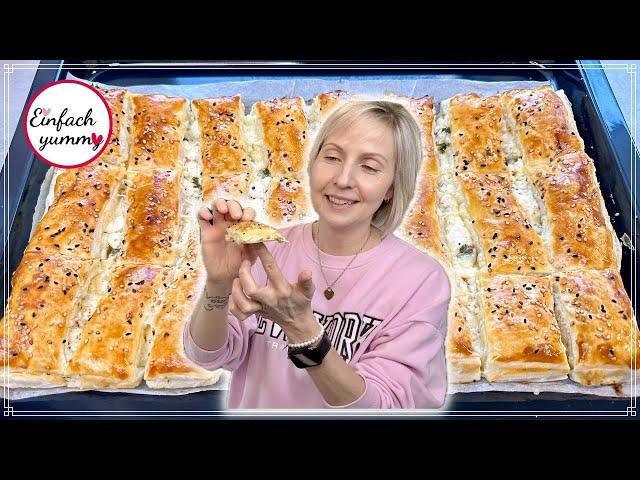 Zupf-Börek vom Backblech   -  Zupfsnack