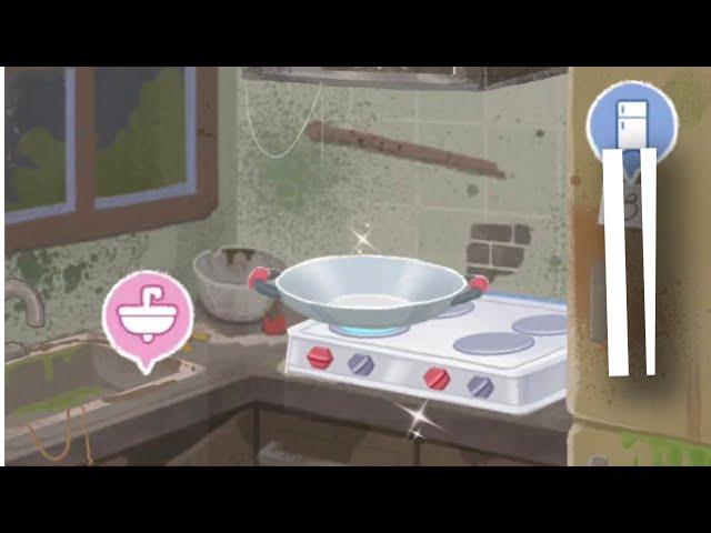 Housify Cleaning ASMR game walkthrough all levels gameplay КУХНЯ