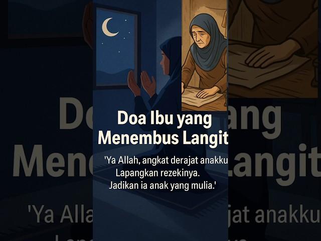 "Doa Ibu Menembus Langit – Kisah Mengharukan di Balik Kesuksesan Seorang Anak"