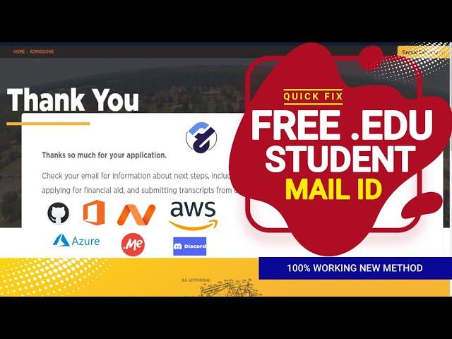 How to get FREE Edu Email | Create Free Education Email 100% Working | GitHub Student Developer Pack