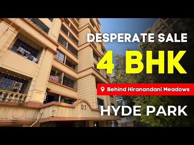 Desperate Sale 4 BHK for Sale In Hyde Park, Thane | MOFA Carpet | Prime Location & Amenities