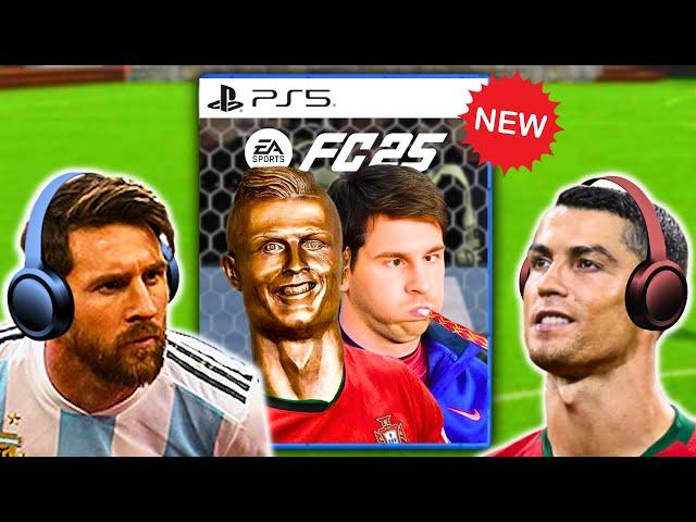 Messi & Ronaldo create FC 25 covers!