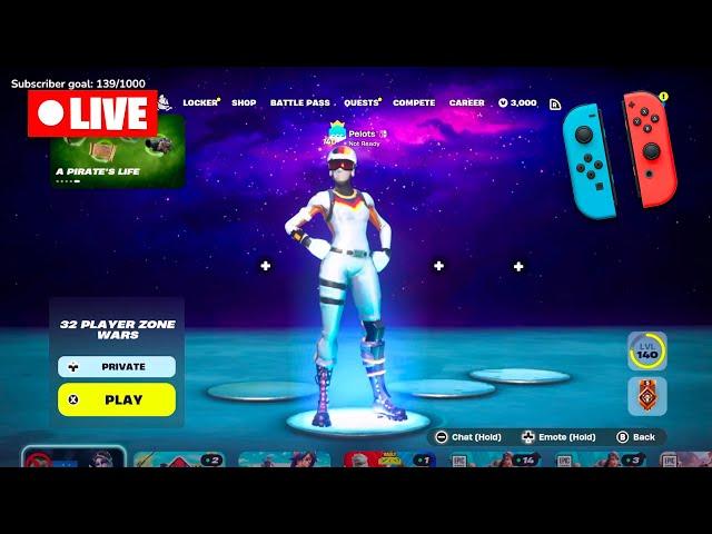  Fortnite Nintendo Switch ZW tournament!! (Playing w/ subs!)