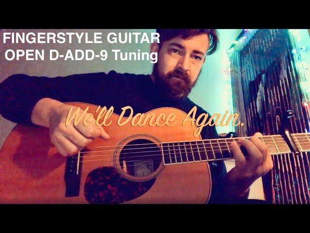 Fingerstyle guitar, open tuning.