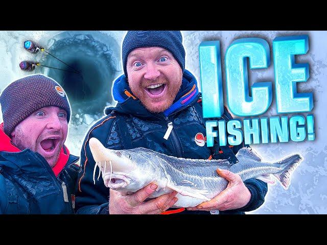 Extreme Ice Fishing Adventure in Poland | Matt and Tank VLOG #032