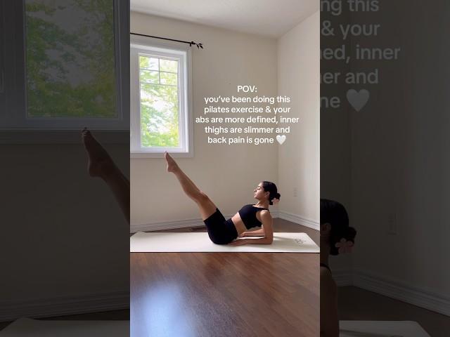 try this pilates move #workoutroutine #healthylifestyle  #workoutathome  #fitnessmotivation