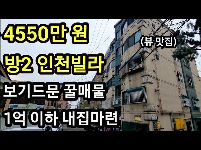 인천 용현동 빌라 경매 방2, 4550만 원 채광좋고 평지, 벽화마을뷰, 가성비 좋은 빌라 1억이하 내집마련 실거주 추천 부동산임장 #인천빌라 #인천경매 #빌라경매