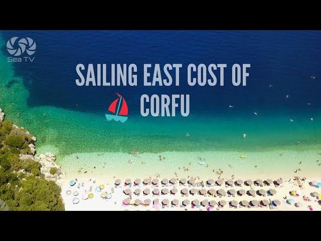 Sail Greece- Sailing in the east cost of corfu |  SeaTV Sailing channel