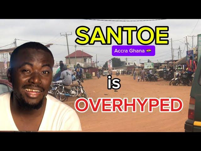 Touring Santoe (Accra) township in a bit || Buying land in Ghana