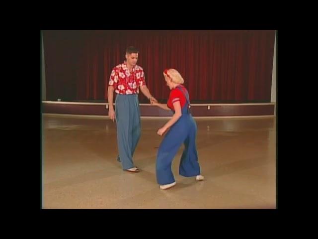 How to swing dance - Lindy hop - Intermediate Hollywood style - Erik & Sylvia