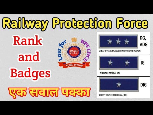 RPF Rank and Badges II Rank and Badges of RPF