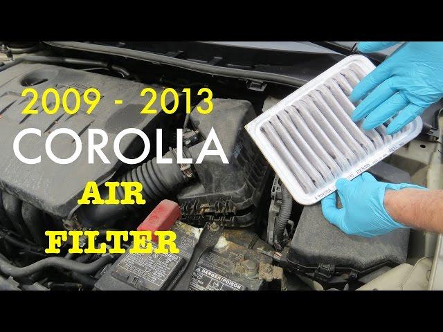 How to ● change your 2008 - 2013 Toyota Corolla Engine Air Filter