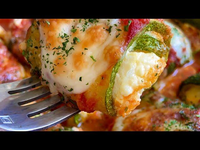 Easiest Zucchini Ricotta Lasagna Rolls