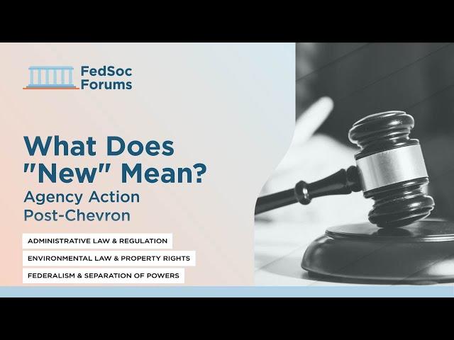 What Does "New" Mean? Agency Action Post-Chevron