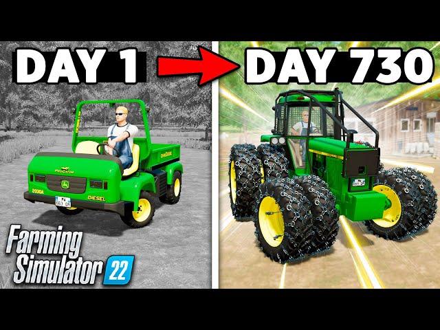 I Spent 2 Years Building Ultimate Farm From Scratch?! Farming Simulator 22