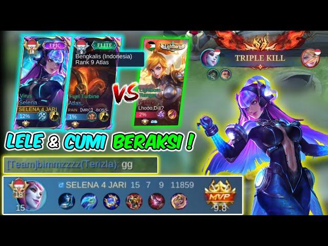 LAWAN FANNY GALAK ? LELE V.I.R.U.S dan CUMI BERAKSI ! CARA SELENA COUNTER FANNY - Mobile Legends