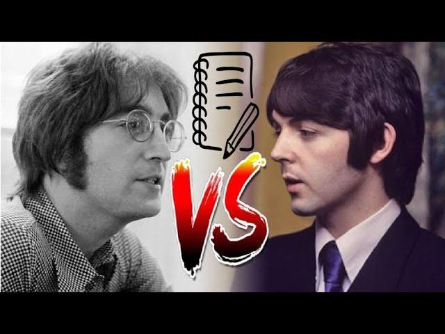 Who was the better songwriter John Lennon or Paul McCartney?