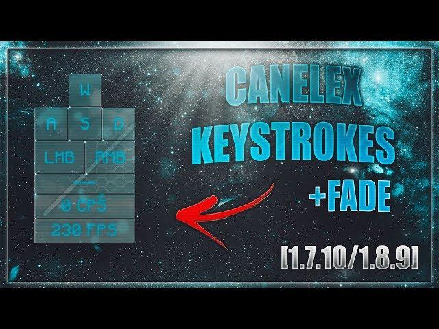 CHEATBREAKER KEYSTROKES v6 MOD! [1.7.10/1.8.9] (WITH FADE) - SHOWCASE + FREE DOWNLOAD!