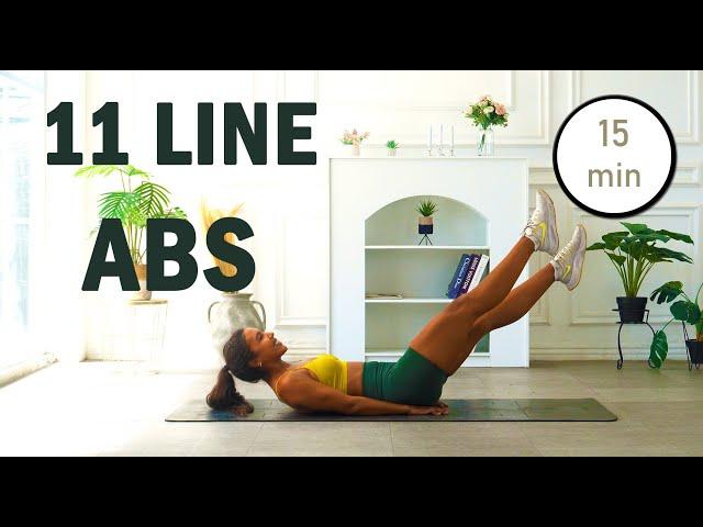 15 min Intense ABS - Upper & Lower Abs (11 Line Abs) | The Modern Fit Girl Abs