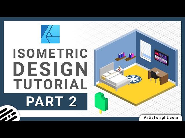 Affinity Designer Isometric Tutorial for Beginners - Part 2