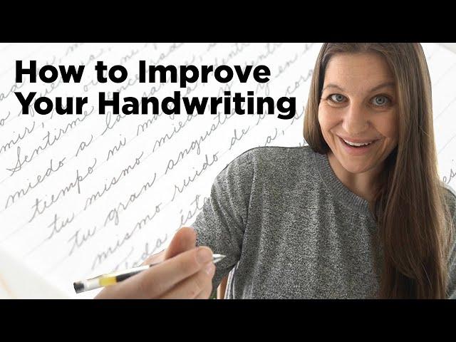 How to Improve Your Handwriting