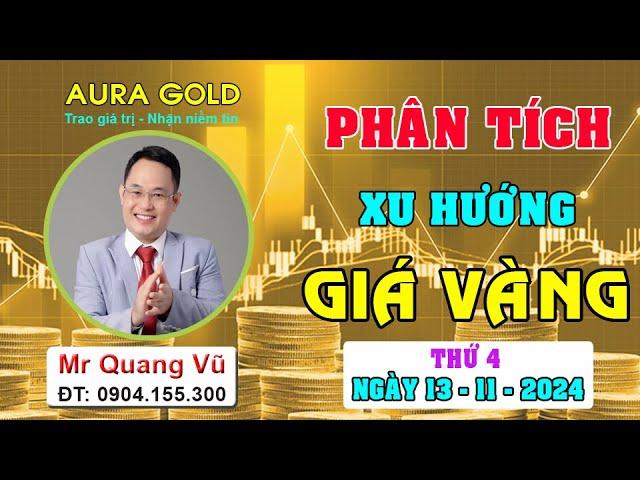 PHÂN TÍCH XU HƯỚNG GIÁ VÀNG HÔM NAY NGÀY 13/11/2024 #nhandinhxuhuongvang, #dubaogiavang, #vang