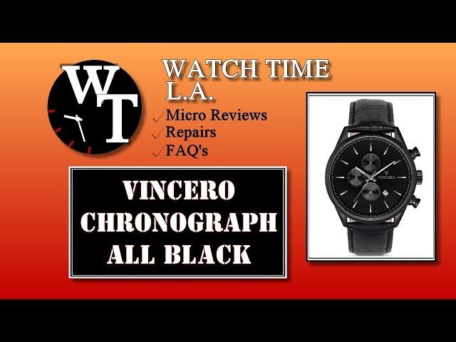 Vincero Watch - Chronograph - Review Model Bla-Bla-S11 & Add a Butterfly Clasp To Any Watch Band.