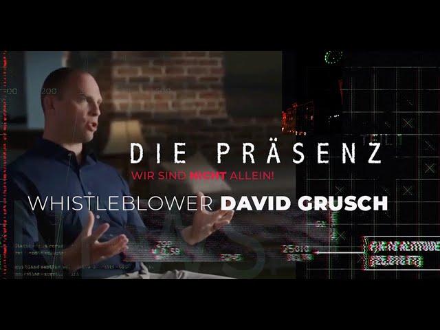 Die Präsenz "Wir Sind nicht allein!" Whistleblower David Grusch