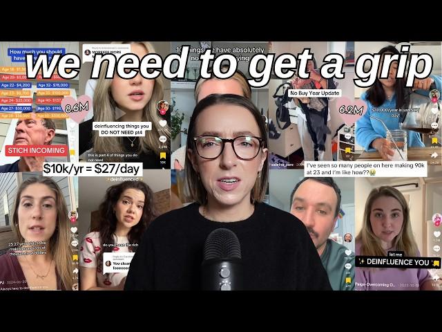 reacting to deinfluencing tiktok