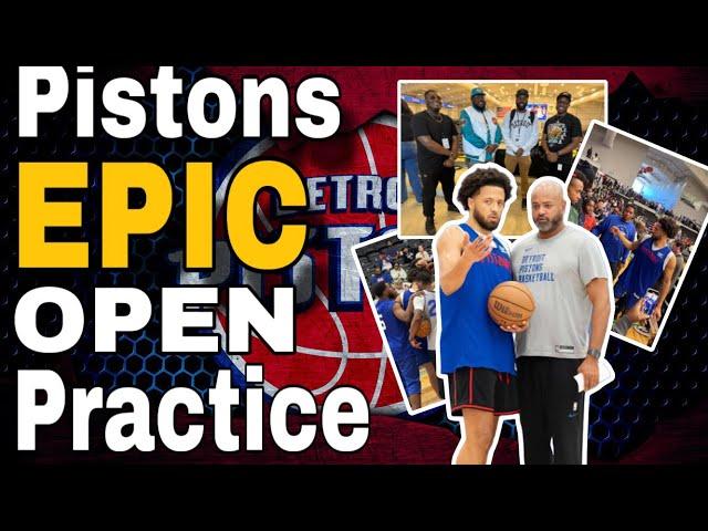 Is This the MOST EPIC Detroit Pistons Open Practice EVER?