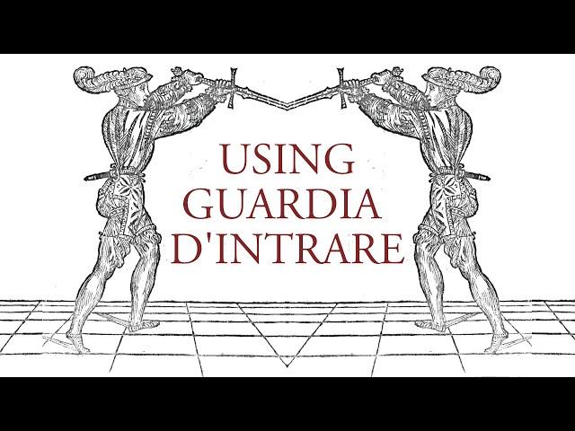 Two Handed Sword - Using Guardia d'Intrare in Largo Passo