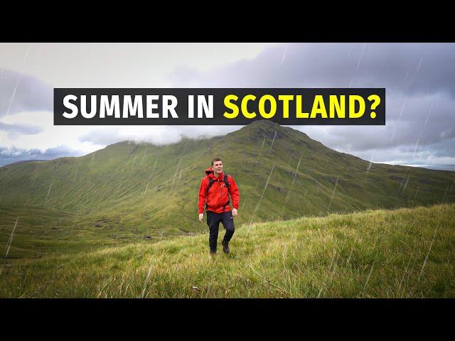 The bad weather continues on these INFAMOUS hills... Creag Mhòr and Beinn Heasgarnich