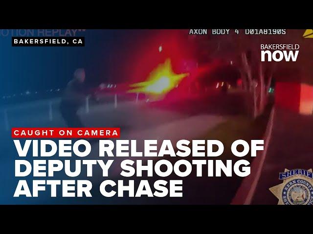 Kern County Sheriff's Office releases video of deputy-involved shooting after chase in February 2025