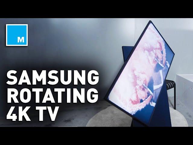 Samsung's New Vertical 4K TV ROTATES | CES 2020